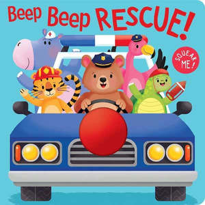 Books: Beep Beep Rescue! - Board Book