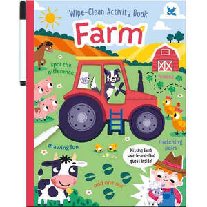 Wipe Clean Activity Book - Farm