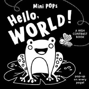 Black & White Mini Pop Up - Hello World!