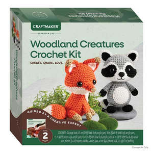 Activities: Craft Maker - Woodland Creatures Crochet Kit