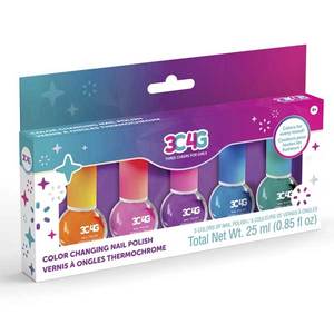 Accessories: 3C4G Nail Polish 5 Pack - Colour Changing