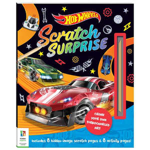 Books: Hinkler - Scratch Surprise - Hot Wheels