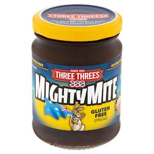 ingredient-no eggs: Three Threes MightyMite Gluten Free Yeast Spread 250ml