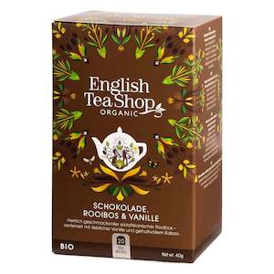 collection-accessories: English Tea Shop Organic Tea - Chocolate, Rooibos & Vanilla 20 Teabags