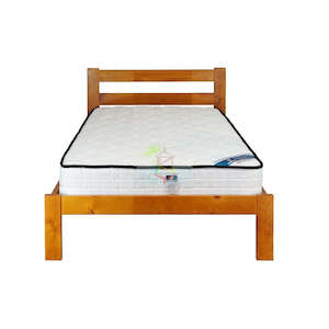 King Singlesize: Tina# NZ Pine Simplicity Bed Frame | King-Single | Pine color| TR