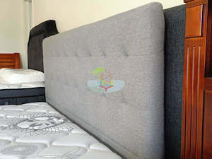Doublesize: Boston# Headboard | Double | Grey color| TR