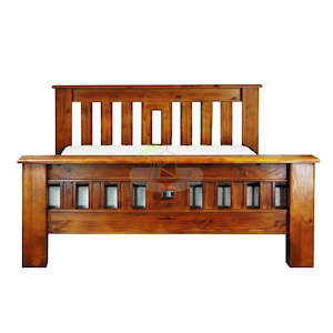 Super Kingsize: Felton# NZ Pine Chunky Bed Frame | Super-King| TR