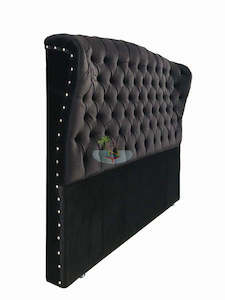 Super Kingsize: Birmingham# Headboard | Super-King | Black color| TR