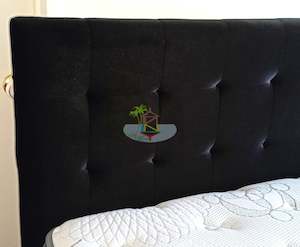 Boston# Headboard | Single | Black color | LS