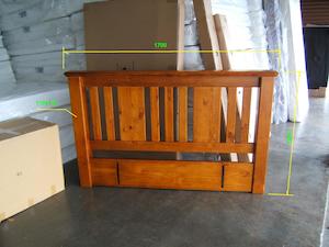 Madison# NZ Pine Headboard | Queen | LS