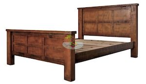 Woodgate# NZ Pine Rustic Bed Frame | Super-King | LS
