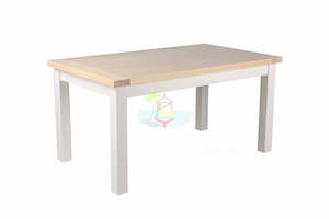 Ashland# Acacia White&Wood Ash Top Dining Table | 1.8M | LS