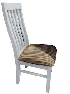 Ashland# Acacia White&Wood Dining Chair | LS