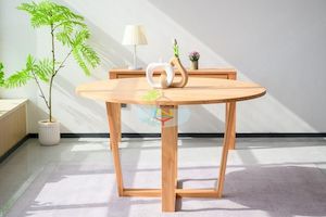 Dallas# Queensland Messmate  Dining Table | 1.3M Round