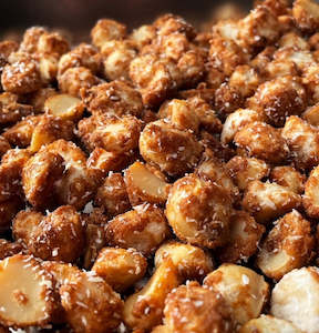 coconut candied macadamias