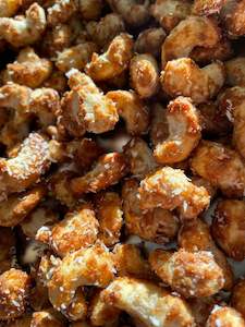 coconut candied cashews
