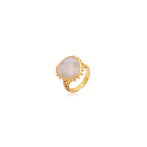 WISE WILD & FREE RING • MOONSTONE