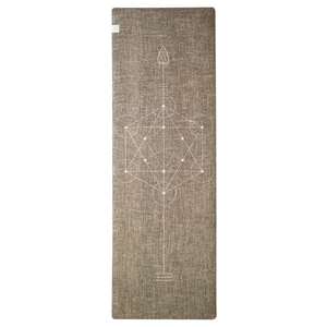 Yogatribe %C2%AE Natural Tree Rubber Yoga Mats: METATRON / MOCKA / NATURAL RUBBER + ORGANIC JUTE YOGA MAT