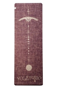 Bow Arrow: XL Peaceful Warrior Organic Jute 100% Eco YogaTribe® Mat