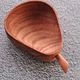 Handcrafted Pear-Shaped Teak Bowl - Sustainable Kitchenware from Yompai