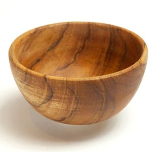 Handcrafted 8 cm Teak Wooden Bowl | Small Serving & Snack Bowl | Yompai NZ