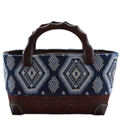 Blue Patterned  Krajood Bag | Yompai  NZ