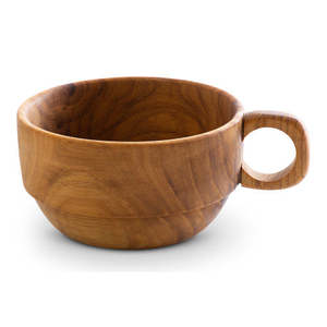 Wooden Cups: Handcrafted Wooden Coffee Cup – Non-Toxic, Plastic-Free & Ready for Adventure | Yompai NZ