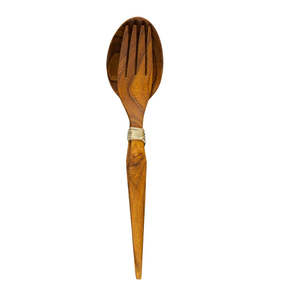 Salad Server: Small Wooden Salad Server Set