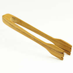 Wooden Kitchen Utensils: Wooden Toaster Tongs  | Yompai  NZ