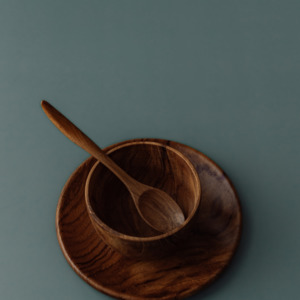 Wooden Utensils For Children: The Safer Mealtime Set for Babies & Toddlers, Wooden Bowl, Plate and Teaspoon | Yompai NZ