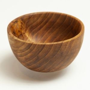 Wooden Utensils For Children: Small 7cm Wooden Bowl for Little Ones  | Yompai  NZ