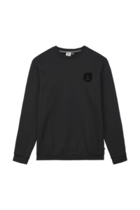 All Mens: Basement Flock Crew – Black