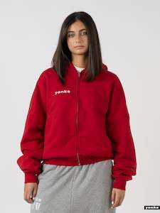 Winter 2024: Red Zip Hoodie