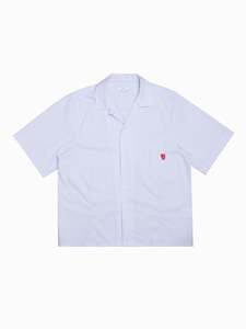 Blue Cuban Collar Shirt