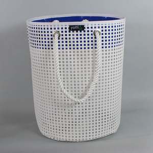 Baskets: Large Basket Blue Trim