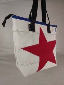 Red Star Zip Tote 943