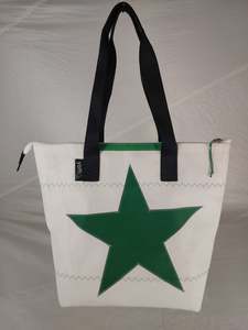 Green Star Zip Tote 933