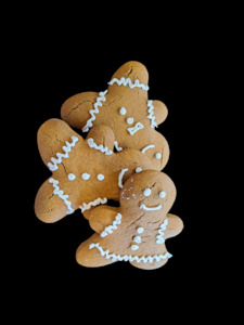Gingerbread with royal icing