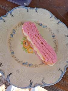 Pastries Scones: Raspberry Eclairs