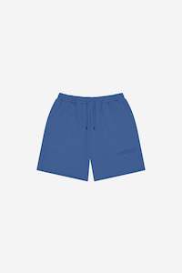 Ontempo-Style_YK-12120: Exposed Seam Shorts | BLUE