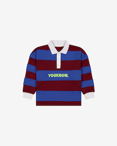 Kids Collection: Kids Rugby Longsleeve | Blue Stripe