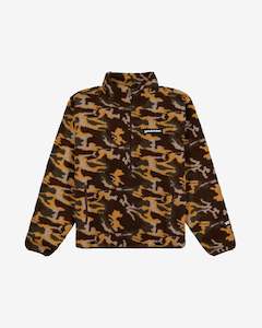 Outerwear: Sherpa Quarter Zip | Camo