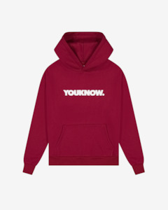 BLOCK HOODIE | Maroon