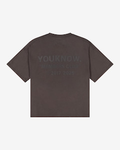 Members Club Tee | Washed Brown