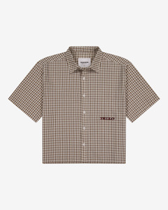 YKClo Box Shirt | Brown Check