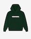 BLOCK HOODIE | Forest Green