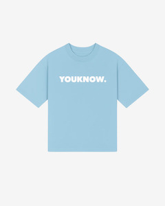 BLOCK TEE | Baby Blue
