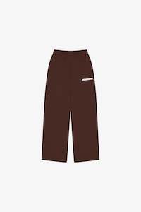 Blocks: BLOCK WIDE-LEG SWEATPANTS | Brown