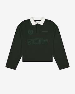 Longsleeves: Emblem Polo Longsleeve | Olive