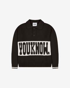 Cotton Knit Polo | Mocha